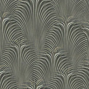 York Wallcoverings Deco Fountain wallpaper, color Black, SKU OL2768