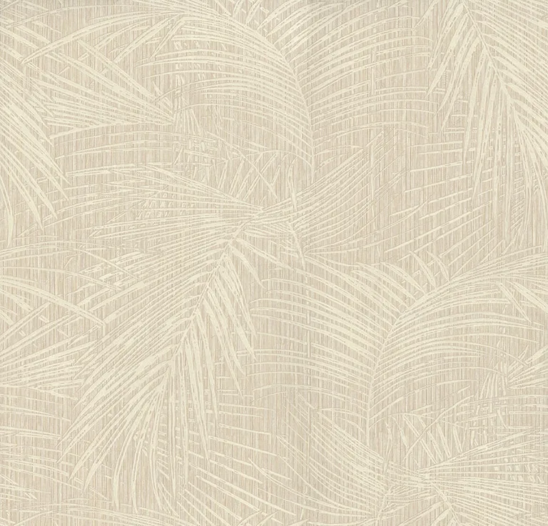 York Wallcoverings Della Palm wallpaper, color Shell, SKU SI50611