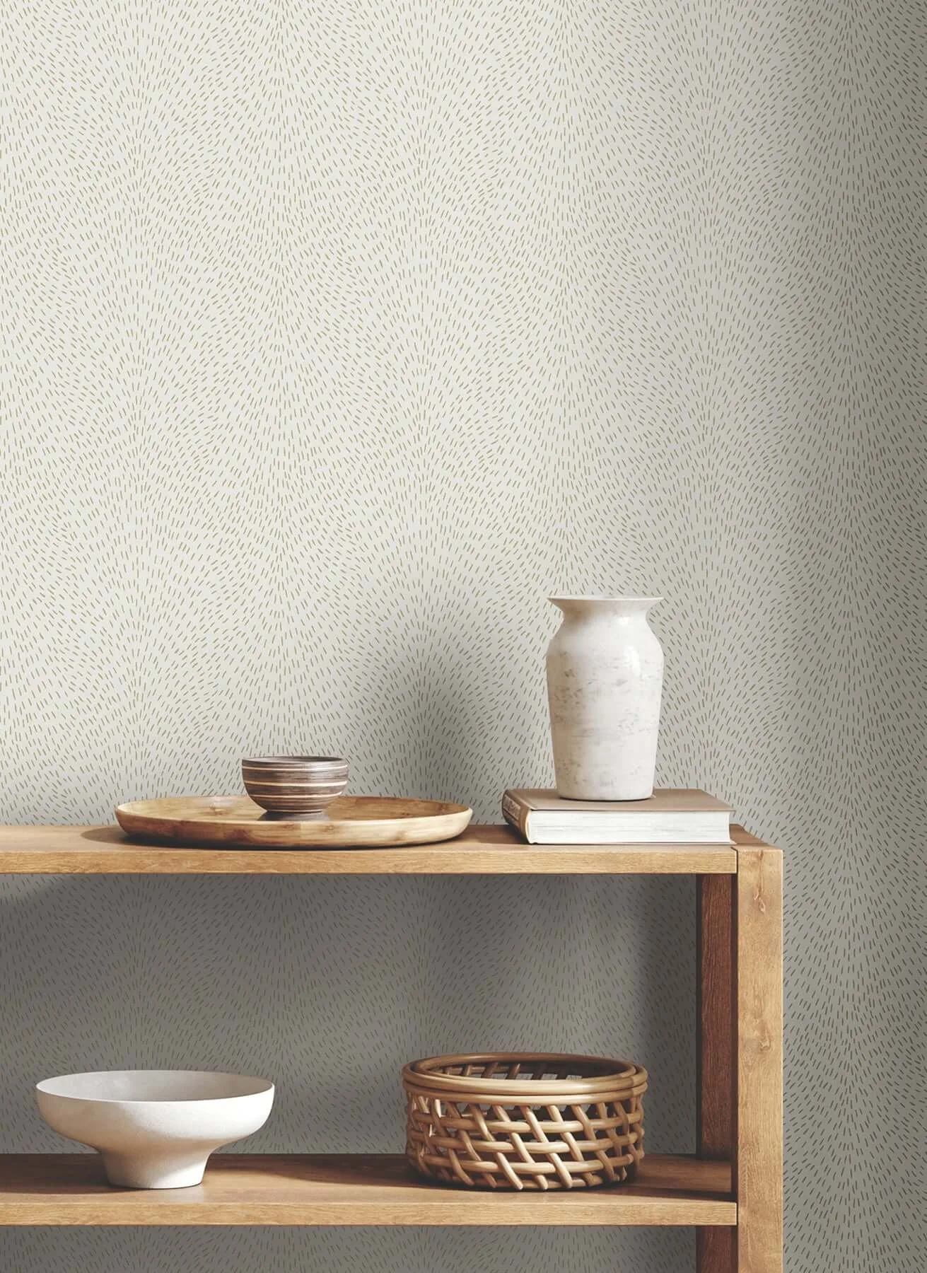 York Wallcoverings Dew Drop wallpaper, color White, SKU GN2593