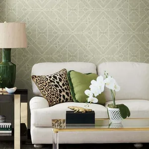 York Wallcoverings Diamond Macrame wallpaper, color Taupe, SKU TC2703