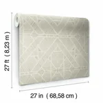 York Wallcoverings Diamond Macrame wallpaper, color Taupe, SKU TC2703