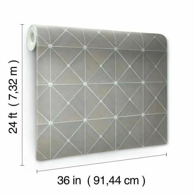 York Wallcoverings Dazzling Diamond Sisal Grasscloth wallpaper, color Grey, SKU GM7506