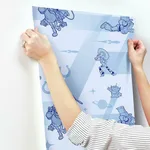 York Wallcoverings Disney & Pixar Toy Story 4 Retro wallpaper, color Blue, SKU DI0925