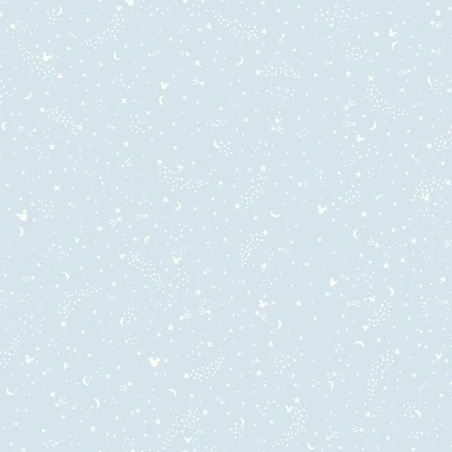 York Wallcoverings Disney Mickey Mouse Star wallpaper, color Blue, SKU DI0985