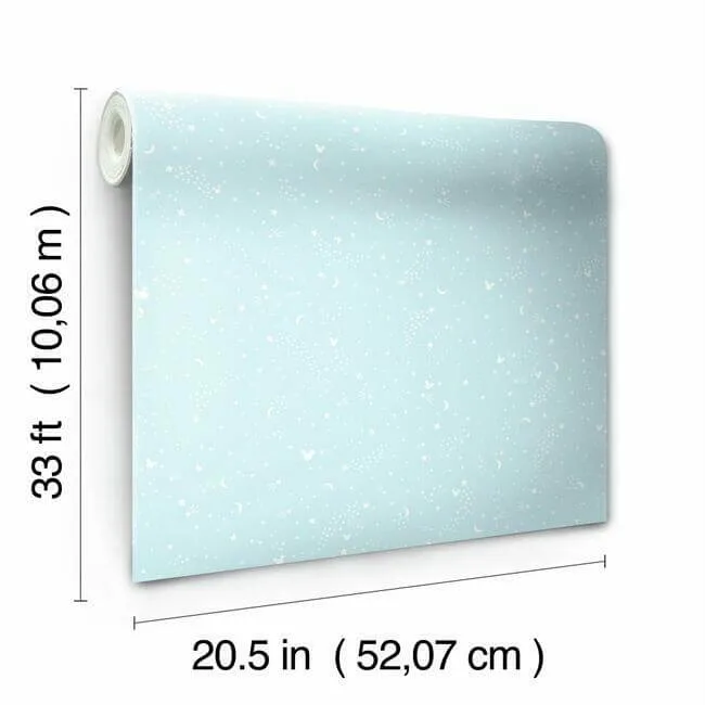 York Wallcoverings Disney Mickey Mouse Star - Teal Wallpaper | Buy Online York Wallcoverings Disney Mickey Mouse Star wallpaper, color Teal, SKU DI0986