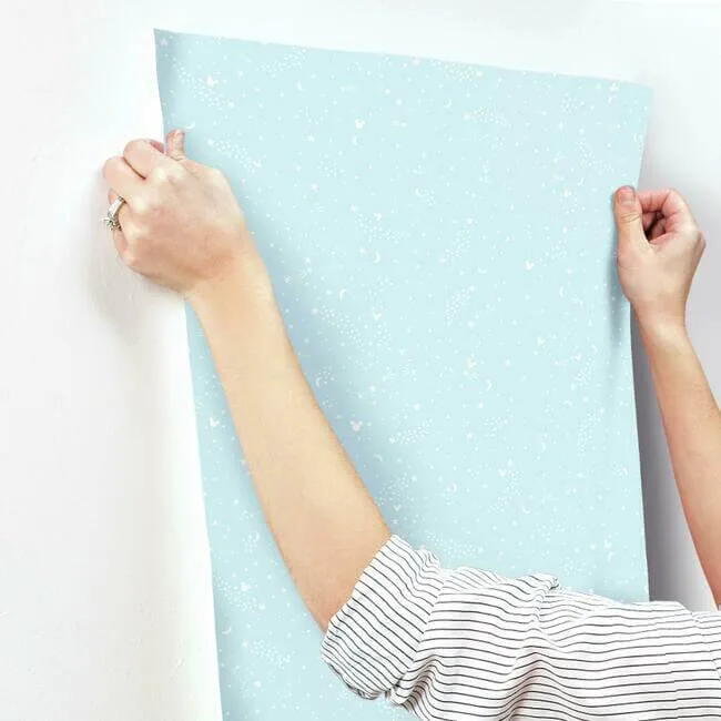 York Wallcoverings Disney Mickey Mouse Star - Teal Wallpaper | Buy Online York Wallcoverings Disney Mickey Mouse Star wallpaper, color Teal, SKU DI0986