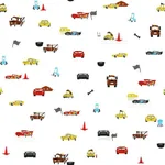 York Wallcoverings Disney & Pixar Cars Racing Spot wallpaper, color White, SKU DI0921