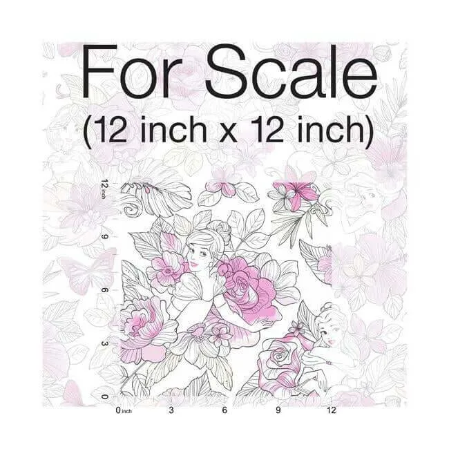 York Wallcoverings Disney Princess Royal Floral - Magenta Wallpaper | Buy Online York Wallcoverings Disney Princess Royal Floral wallpaper, color Magenta, SKU DI0965