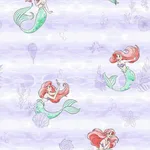 York Wallcoverings Disney the Little Mermaid Swim wallpaper, color Purple, SKU DI0955