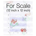 York Wallcoverings Disney the Little Mermaid Swim wallpaper, color Purple, SKU DI0955