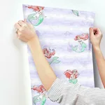 York Wallcoverings Disney the Little Mermaid Swim wallpaper, color Purple, SKU DI0955