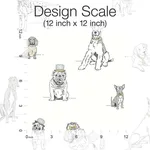 York Wallcoverings Dog's Life wallpaper, color Silver & Gold, SKU PSW1339RL