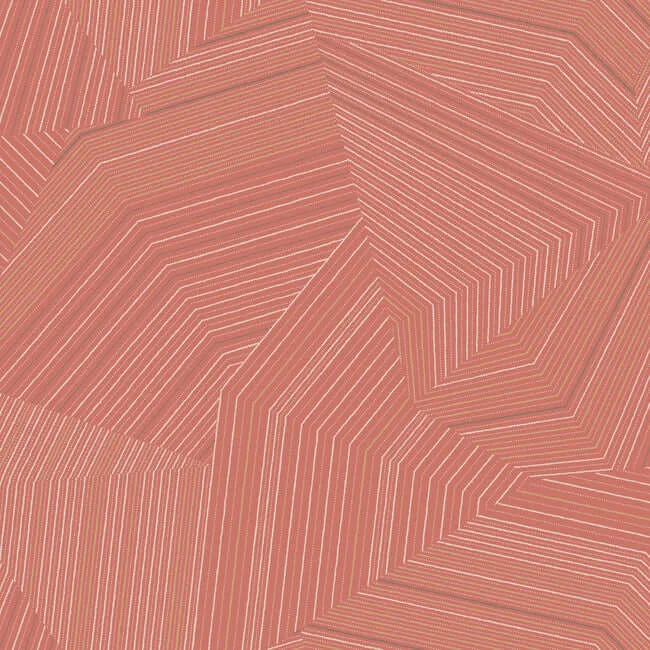 York Wallcoverings Dotted Maze wallpaper, color Desert Red, SKU OI0611