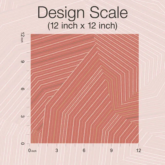 York Wallcoverings Dotted Maze - Desert Red Wallpaper | Buy Online York Wallcoverings Dotted Maze wallpaper, color Desert Red, SKU OI0611