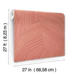 York Wallcoverings Dotted Maze - Desert Red Wallpaper | Buy Online York Wallcoverings Dotted Maze wallpaper, color Desert Red, SKU OI0611