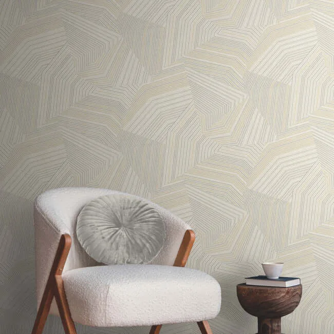 York Wallcoverings Dotted Maze - Taupe Wallpaper | Buy Online York Wallcoverings Dotted Maze wallpaper, color Taupe, SKU OI0612