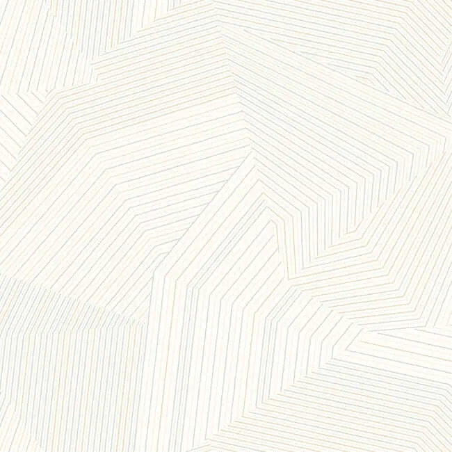 York Wallcoverings Dotted Maze wallpaper, color White, SKU OI0615