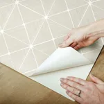 York Wallcoverings Double Diamonds - Off White Wallpaper | Buy Online York Wallcoverings Double Diamonds wallpaper, color Off White, SKU PSW1072RL