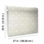 York Wallcoverings Double Diamonds - Off White Wallpaper | Buy Online York Wallcoverings Double Diamonds wallpaper, color Off White, SKU PSW1072RL