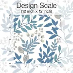 York Wallcoverings Eden Retreat wallpaper, color White & Blue, SKU MN1842