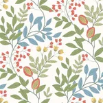 York Wallcoverings Eden Retreat - White & Multi Wallpaper | Buy Online York Wallcoverings Eden Retreat wallpaper, color White & Multi, SKU MN1841