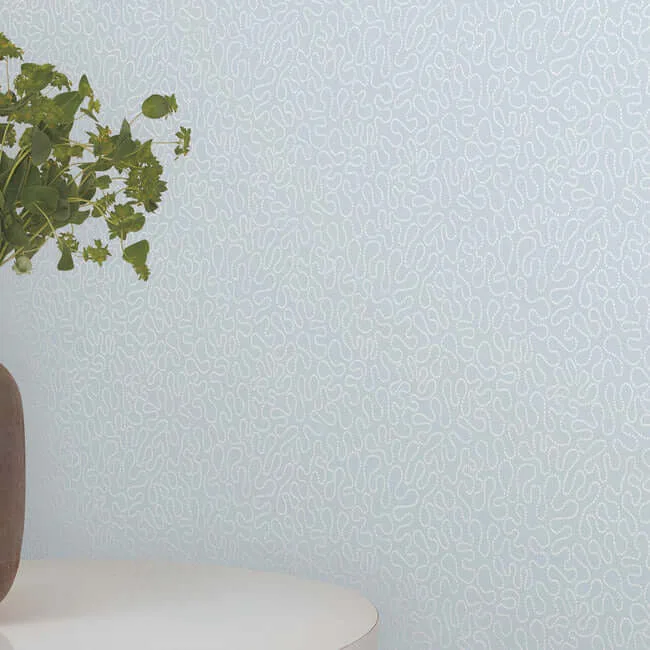 York Wallcoverings Effervesce - Blue Wallpaper | Buy Online York Wallcoverings Effervesce wallpaper, color Blue, SKU MN1881