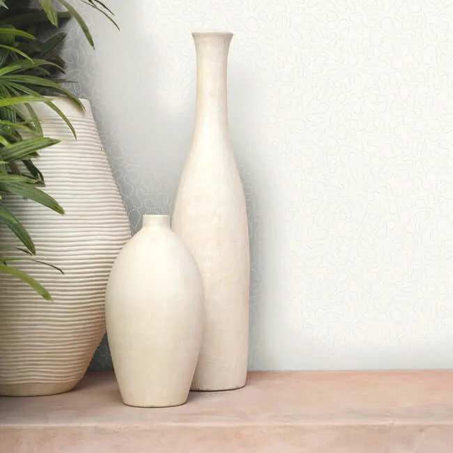 York Wallcoverings Effervesce - White Wallpaper | Buy Online York Wallcoverings Effervesce wallpaper, color White, SKU MN1882