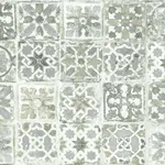 York Wallcoverings Ecaustic Tile - Grey Wallpaper | Buy Online York Wallcoverings Ecaustic Tile wallpaper, color Grey, SKU PSW1301RL