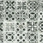York Wallcoverings Encaustic Tile - Black Wallpaper | Buy Online York Wallcoverings Encaustic Tile wallpaper, color Black, SKU PSW1303RL