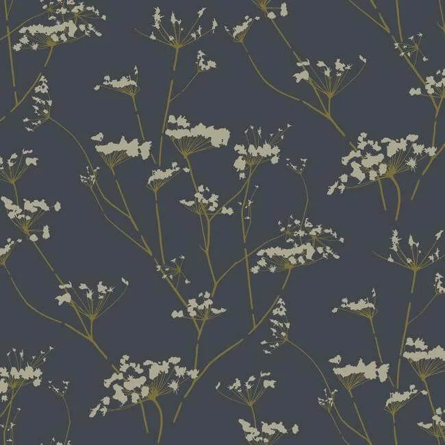 York Wallcoverings Enchanted wallpaper, color Blue, SKU DN3709