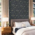 York Wallcoverings Enchanted wallpaper, color Blue, SKU DN3709