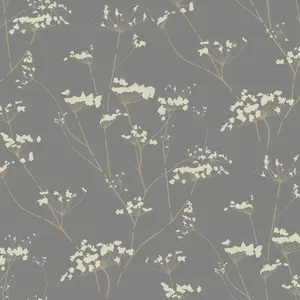 York Wallcoverings Enchanted wallpaper, color Silver, SKU DN3711