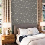 York Wallcoverings Enchanted - Silver Wallpaper | Buy Online York Wallcoverings Enchanted wallpaper, color Silver, SKU DN3711