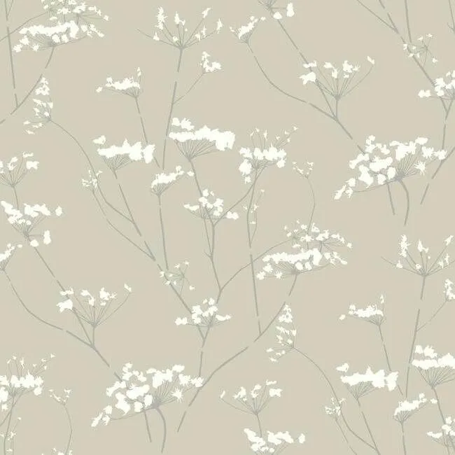 York Wallcoverings Enchanted wallpaper, color Tan, SKU NA0599