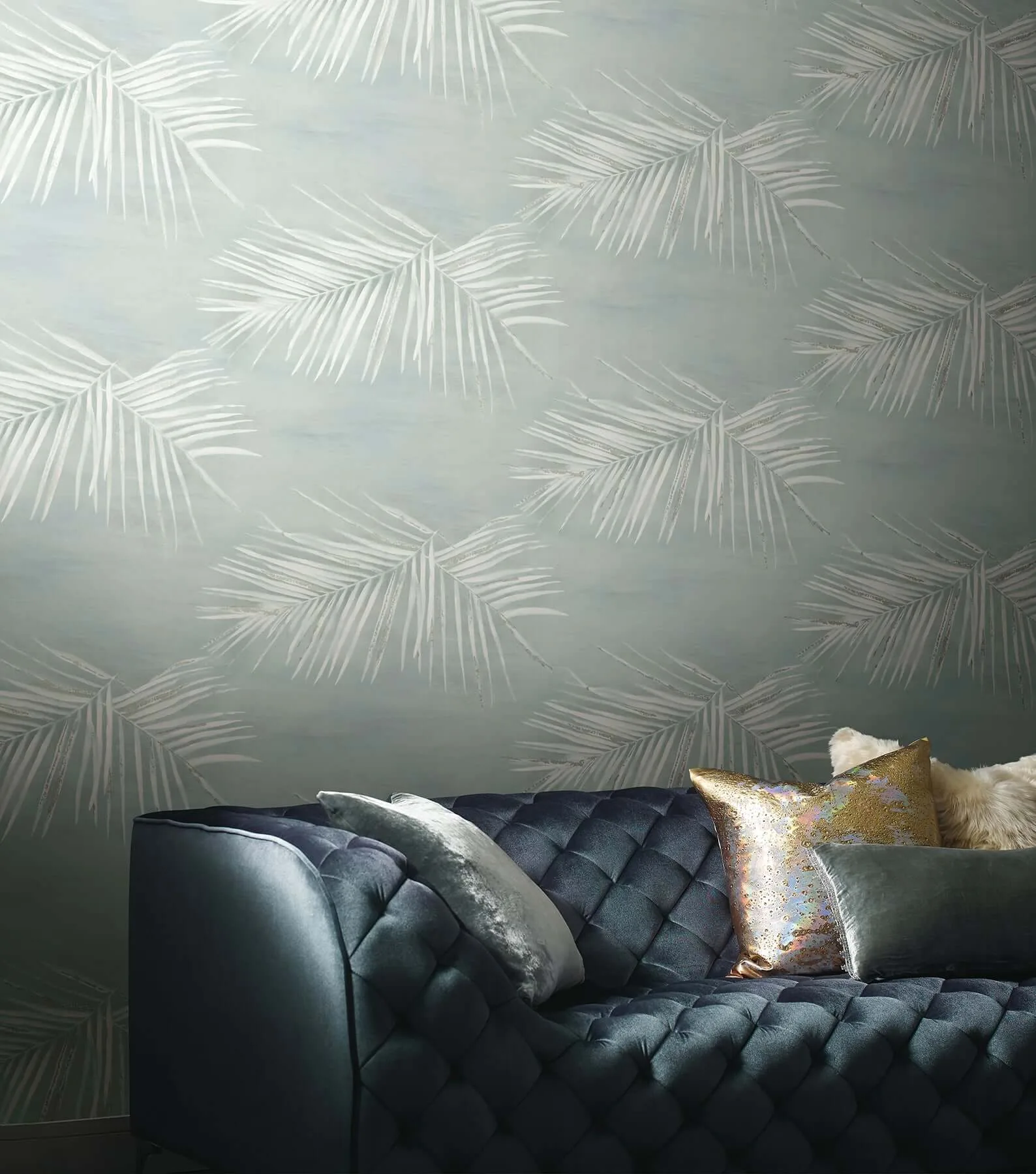 York Wallcoverings Endless Summer wallpaper, color Jade, SKU PSW1557RL