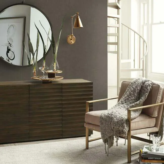 York Wallcoverings Essence wallpaper, color Brown Metallic, SKU GL0511N