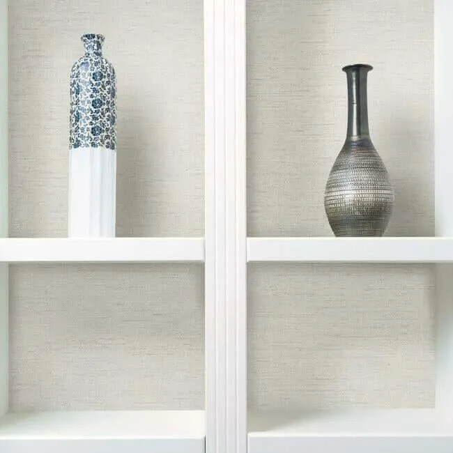York Wallcoverings Essence wallpaper, color White Metallic, SKU GL0512N