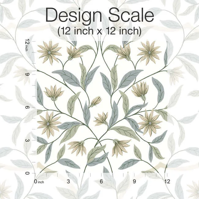 York Wallcoverings Jasmine wallpaper, color Jasmine, SKU GO8253