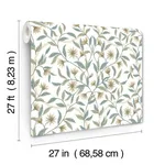 York Wallcoverings Jasmine wallpaper, color Jasmine, SKU GO8253