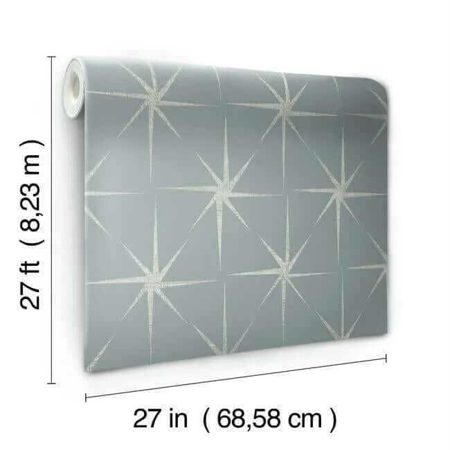York Wallcoverings Evening Star - Blue Wallpaper | Buy Online York Wallcoverings Evening Star wallpaper, color Blue, SKU GR5945