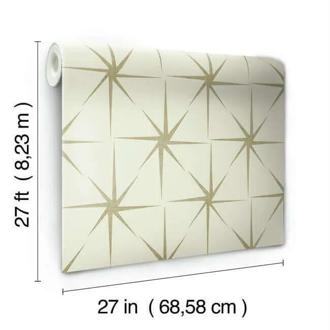 York Wallcoverings Evening Star - Cream Wallpaper | Buy Online York Wallcoverings Evening Star wallpaper, color Cream, SKU GR5944