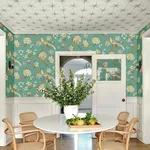 York Wallcoverings Evening Star wallpaper, color Silver, SKU GR5943