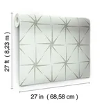 York Wallcoverings Evening Star wallpaper, color Silver, SKU GR5943