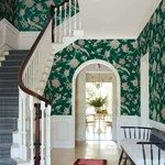 York Wallcoverings Fanciful - Dark Green Wallpaper | Buy Online York Wallcoverings Fanciful wallpaper, color Dark Green, SKU GR5931