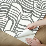 York Wallcoverings Featherwork - Black & White Wallpaper | Buy Online York Wallcoverings Featherwork wallpaper, color Black & White, SKU PSW1656RL