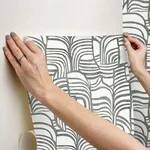 York Wallcoverings Featherwork - Black & White Wallpaper | Buy Online York Wallcoverings Featherwork wallpaper, color Black & White, SKU PSW1656RL