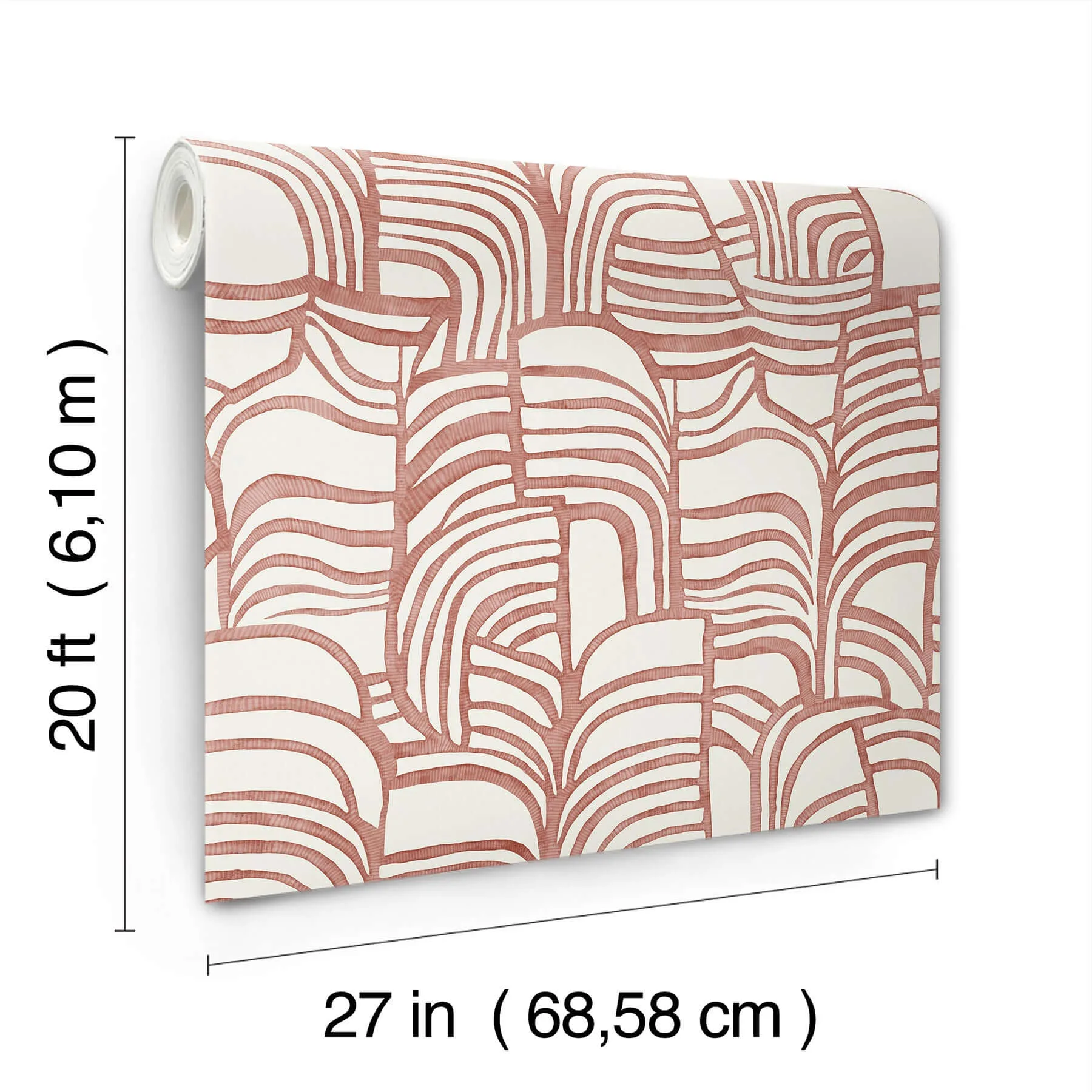 York Wallcoverings Featherwork - Red Wallpaper | Buy Online York Wallcoverings Featherwork wallpaper, color Red, SKU PSW1657RL