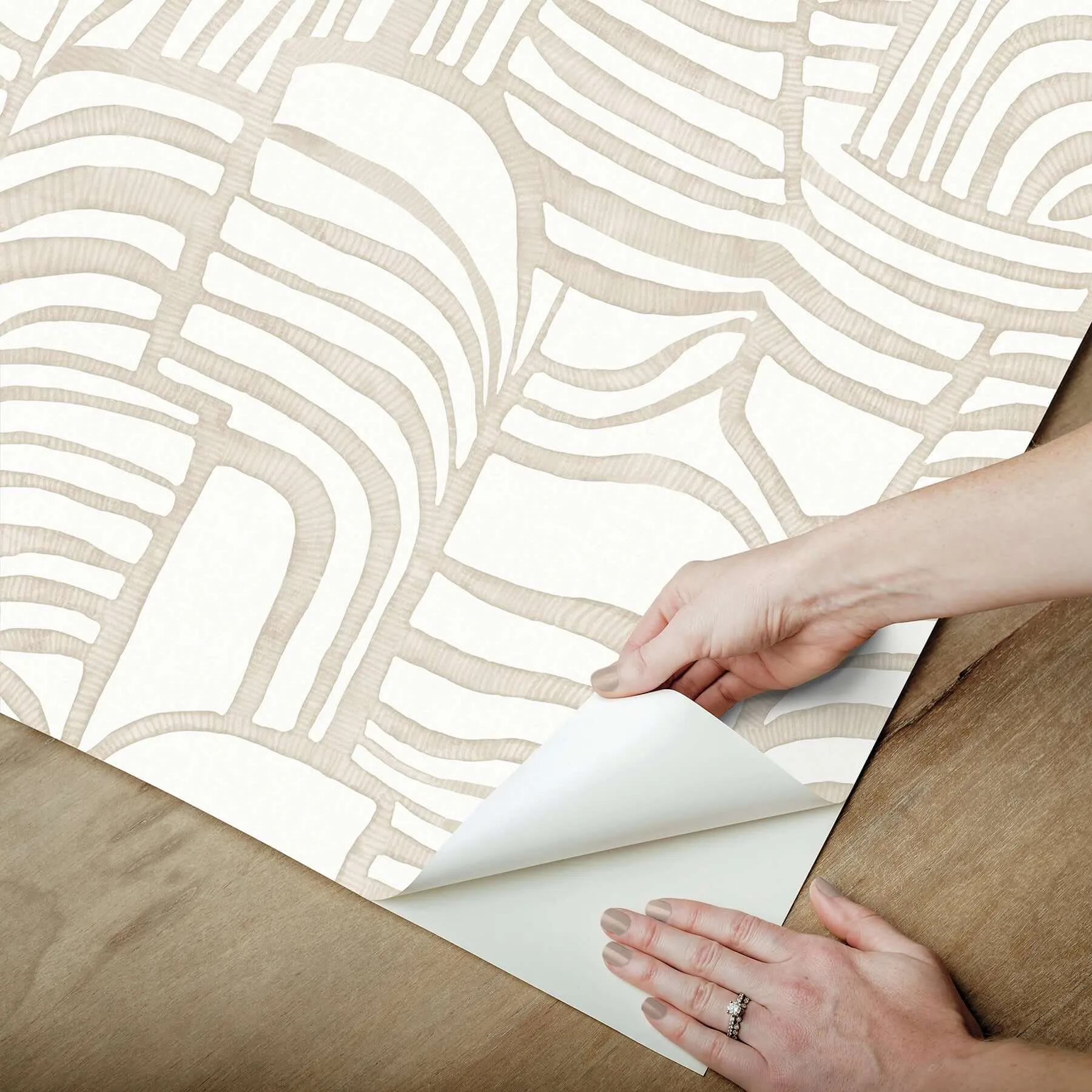 York Wallcoverings Featherwork - Linen Wallpaper | Buy Online York Wallcoverings Featherwork wallpaper, color Linen, SKU PSW1658RL