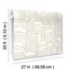 York Wallcoverings Featherwork - Linen Wallpaper | Buy Online York Wallcoverings Featherwork wallpaper, color Linen, SKU PSW1658RL