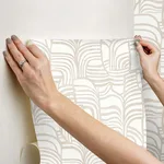 York Wallcoverings Featherwork - Linen Wallpaper | Buy Online York Wallcoverings Featherwork wallpaper, color Linen, SKU PSW1658RL